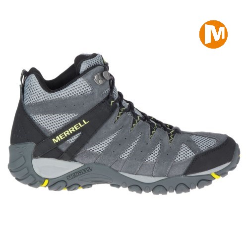 Pánské Trekové Boty Merrell Accentor 2 Mid Ventilator Šedé (CZ. MPQBJ)